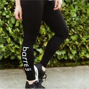 DYI Barre3 Women’s High Waisted Black Leggings Small